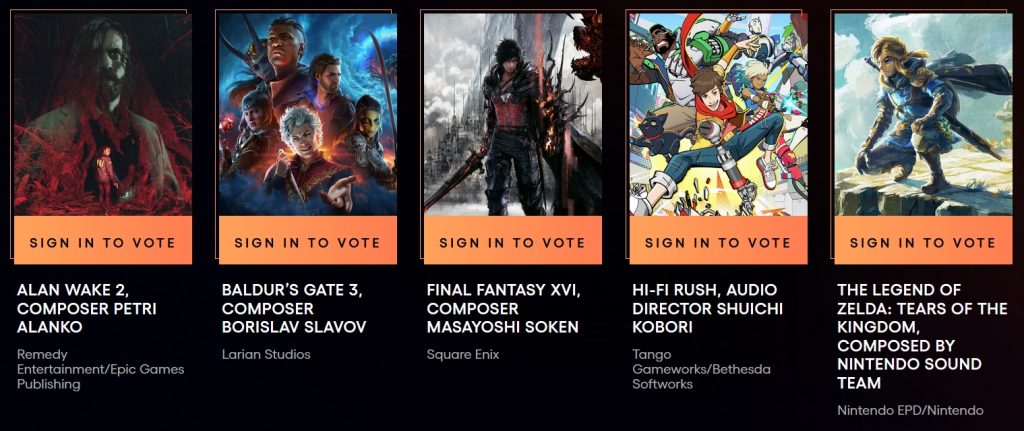 TGA2023全提名名单公布:谁是你心目中的年度游戏!插图4 TGA2023全提名名单公布:谁是你心目中的年度游戏!插图4