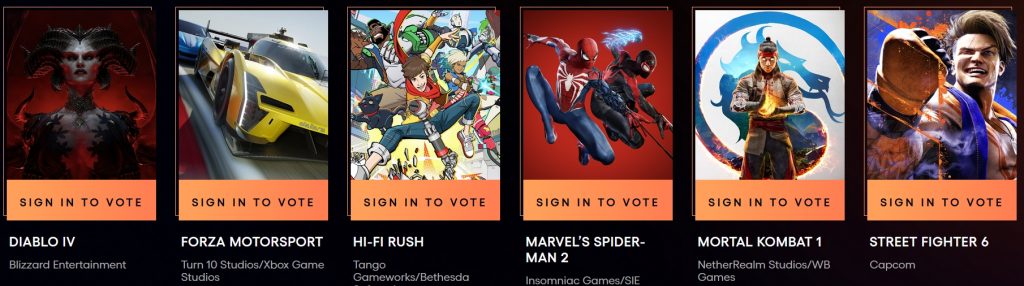 TGA2023全提名名单公布:谁是你心目中的年度游戏!插图6 TGA2023全提名名单公布:谁是你心目中的年度游戏!插图6