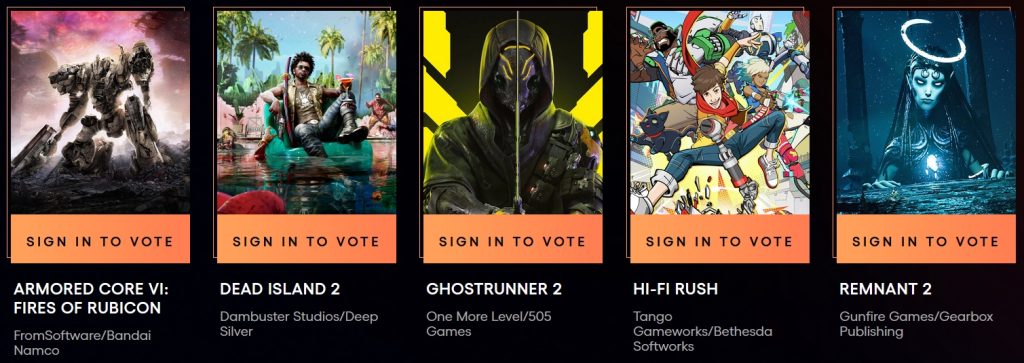 TGA2023全提名名单公布:谁是你心目中的年度游戏!插图14 TGA2023全提名名单公布:谁是你心目中的年度游戏!插图14