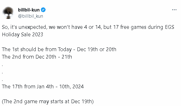 不是喜加4！也不是喜加15！Epic将在圣诞活动送出17款游戏！插图